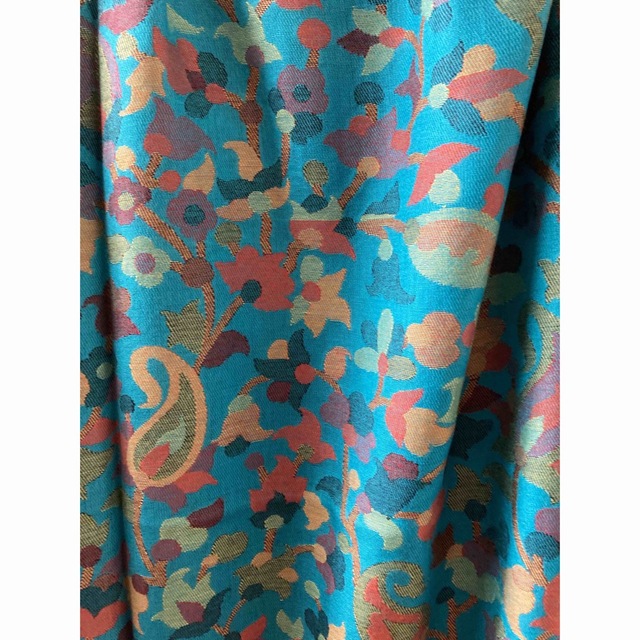 希少　カニ織ショール レディースのファッション小物(マフラー/ショール)の商品写真