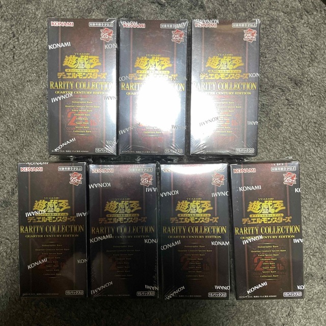送料無料 遊戯王 - 25th レアコレ シュリンク付き 7box レアリティ