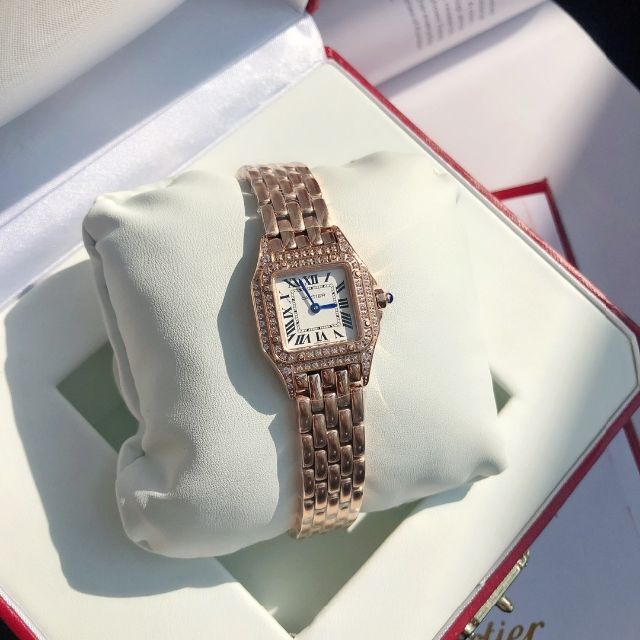 店舗良い Cartier - 新品 カルティエ パンテールSM ダイヤ二重ベゼル