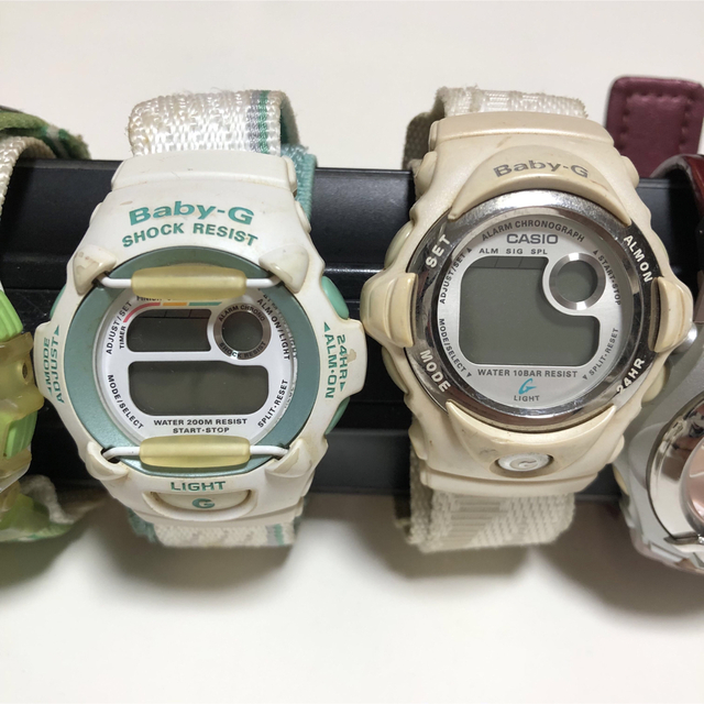 Baby-G(ベビージー)のベビージーまとめ売り5本 メンズの時計(腕時計(デジタル))の商品写真