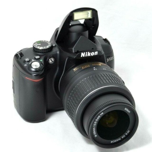 ★iPhone転送＆SD付き★Nikon ニコン D5000 18-55 VR 1