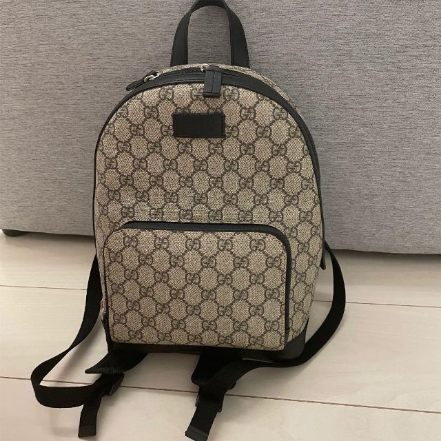 即発送可能】 Gucci - 美品 GUCCI グッチ リュック GGスプリーム