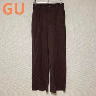 ジーユー(GU)の1959 GU カジュアルパンツ ブラウン 茶色 シンプル 薄手 春夏(カジュアルパンツ)