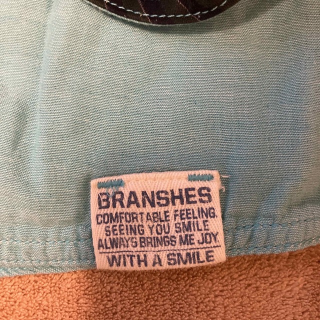 Branshes(ブランシェス)の値下げ！【中古】110 ブランシェス　シャツ　ブルー キッズ/ベビー/マタニティのキッズ服男の子用(90cm~)(ブラウス)の商品写真