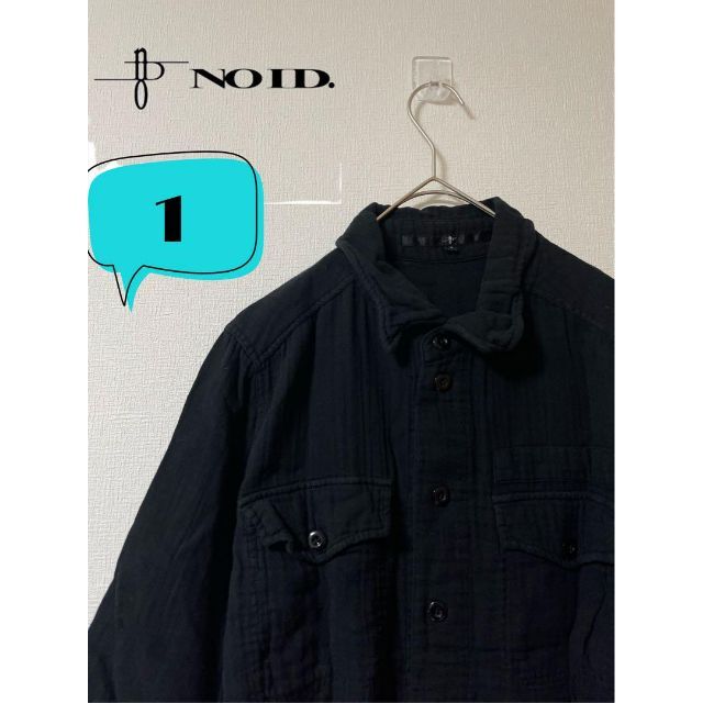 NO ID.(ノーアイディー)のNOID NO ID. ノーアイディー 綿100% 半袖シャツ　1 メンズのトップス(シャツ)の商品写真