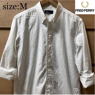 フレッドペリー(FRED PERRY)のyt様専用フレッドペリー　FREDPERRY 長袖ボタンシャツ　白　M(シャツ)