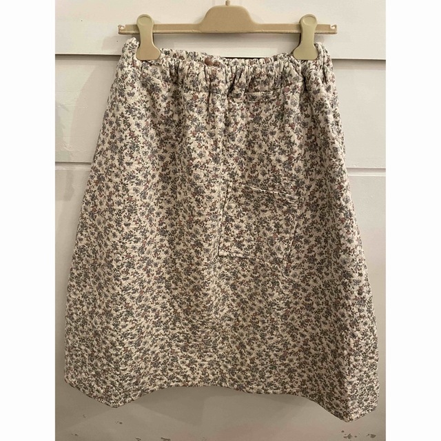 france vintage flower quilting skirt.