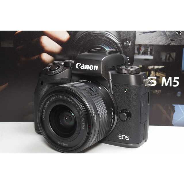 Canon - ❤️先進のプレミアムミラーレス❤️Canon EOS M5 レンズキット