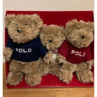 ポロラルフローレン(POLO RALPH LAUREN)のラルフローレ ビンテージ　ベア　くま　ぬいぐるみ　3体　2002年限定(ぬいぐるみ)