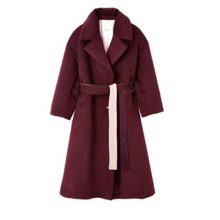 Her lip to - herlipto Odette Wool-Blend Coat (wht m)の通販 by