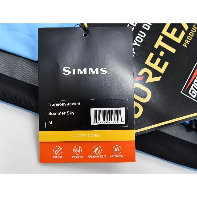 Simms★シムス Transom Gore-Tex ジャケット size:M スポーツ/アウトドアのフィッシング(ウエア)の商品写真