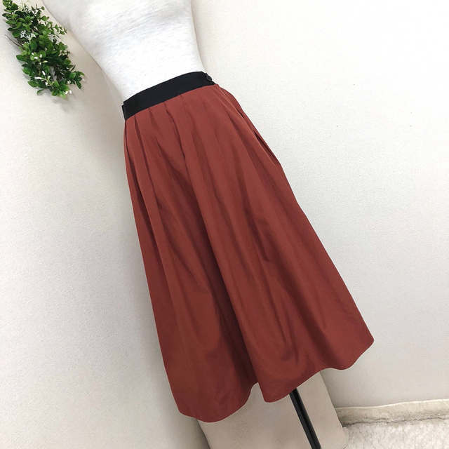 マーガレットハウエルのシルクコットンスカート(サイズ3)