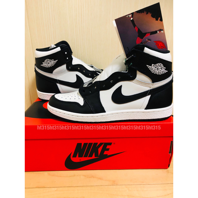 NIKE AIR JORDAN1 High '85 Panda 26.5 送料込