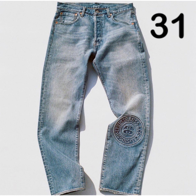 半額】 LEVI'S & 31□STÜSSY - STUSSY EMBOSSED JEAN 501 デニム+ ...