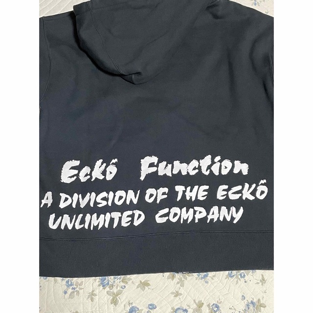 ECHO(エコー)のECKO エコー　ジップアップパーカー　黒　M メンズのトップス(パーカー)の商品写真