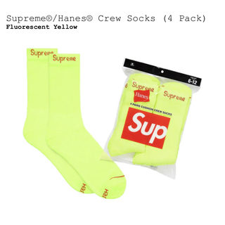 シュプリーム(Supreme)のSupreme®︎/ Hanes®︎ Crew Socks (1足セット)(ソックス)