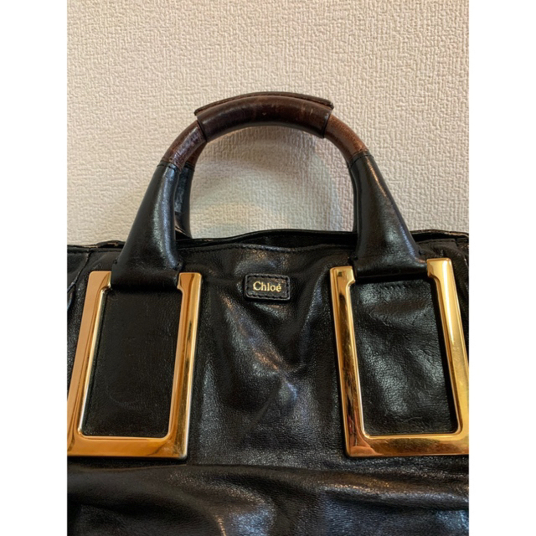 【お取引中】クロエ　CHLOE バッグ　ショルダーバッグ　黒レザー 2WAY 3