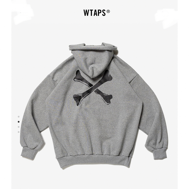 W)taps(ダブルタップス)のWTAPS 2022FW CROSS BONES HOODY NAVY Sサイズ メンズのトップス(パーカー)の商品写真