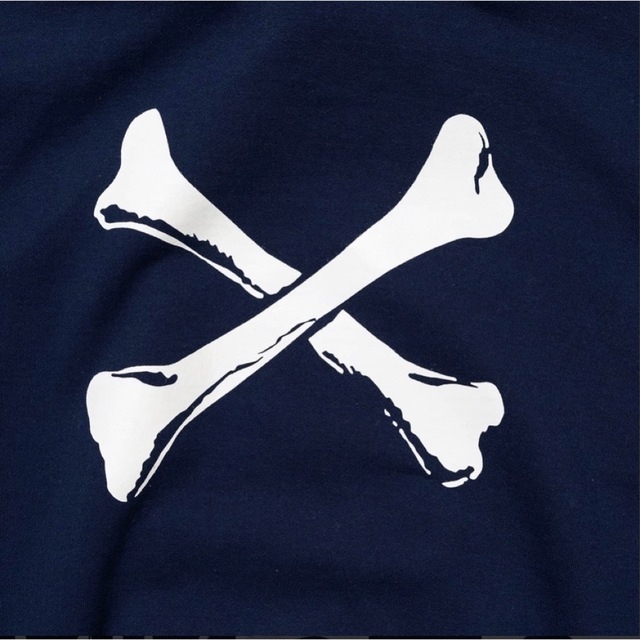 W)taps(ダブルタップス)のWTAPS 2022FW CROSS BONES HOODY NAVY Sサイズ メンズのトップス(パーカー)の商品写真