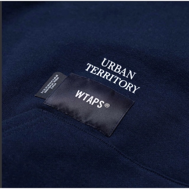 WTAPS 2022FW CROSS BONES HOODY NAVY MサイズCOLO