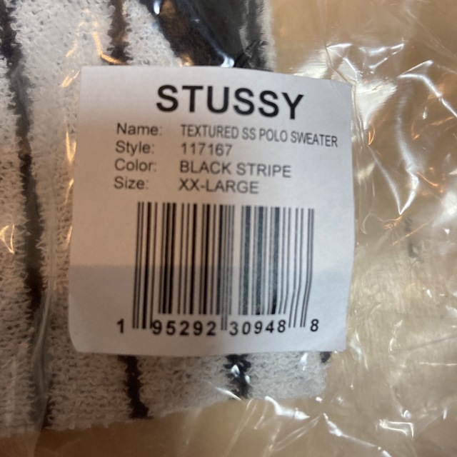 STUSSY 23SS TEXTURED SS POLO SWEATER - ポロシャツ