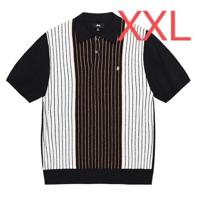 STUSSY 23SS TEXTURED SS POLO SWEATER