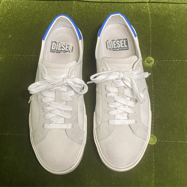 DIESEL(ディーゼル)のDIESEL ディーゼル レザースニーカー エイジング加工 ヴィンテージ加工 メンズの靴/シューズ(スニーカー)の商品写真