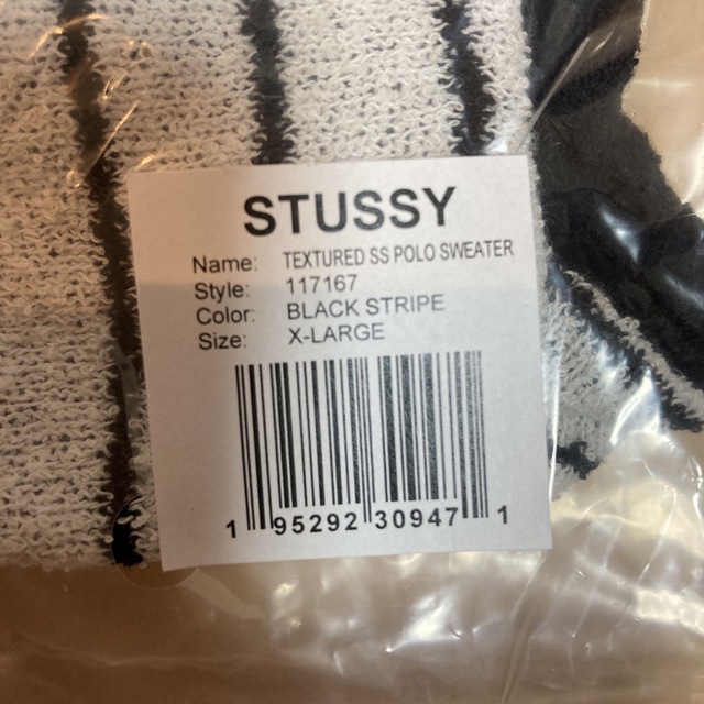 STUSSY - STUSSY 23SS TEXTURED SS POLO SWEATERの通販 by keen shop