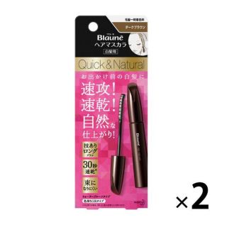 カオウ(花王)のブローネ ヘアマスカラ ダークブラウン 12ml 2個(白髪染め)