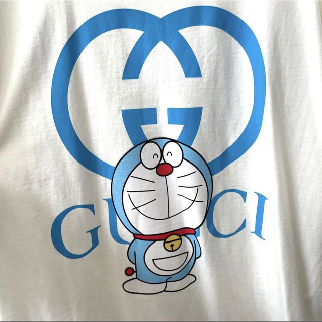 Gucci(グッチ)の【箱つき】 GUCCI(グッチ)×ドラえもん☆大人気☆コラボTシャツM Lサイズ メンズのトップス(Tシャツ/カットソー(半袖/袖なし))の商品写真