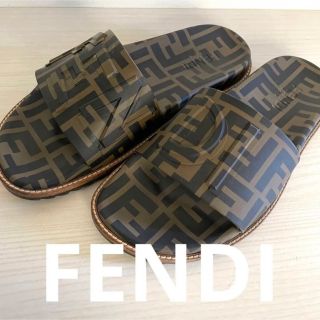 フェンディ(FENDI)の【希少美品✨】 FENDI(フェンディ)ズッカシャワーサンダル26cm(サンダル)