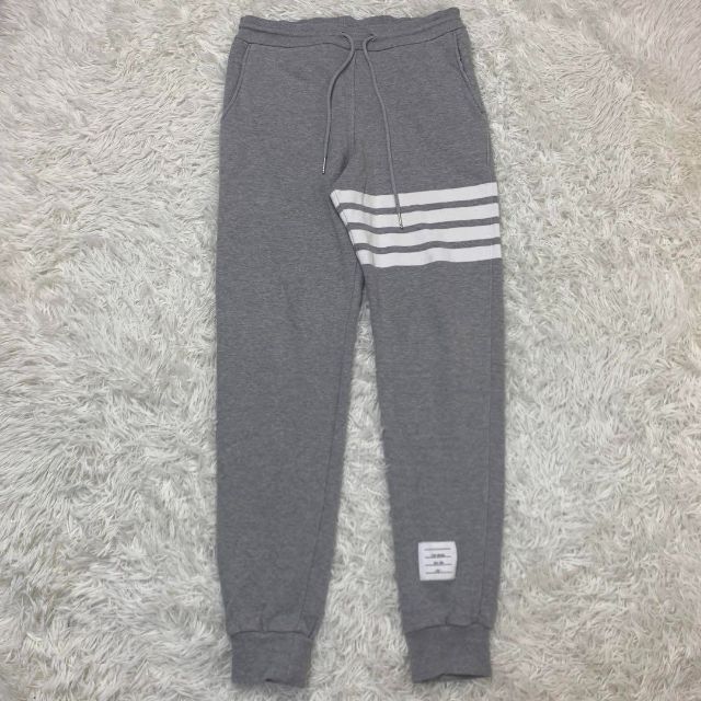 THOM BROWNE 4bar 定番 スウェット パンツ グレー 1 M 【爆買い