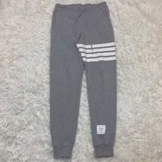 THOM BROWNE - THOM BROWNE 4bar 定番 スウェット パンツ グレー 1 Mの