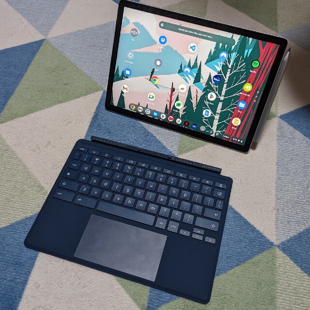 HP(ヒューレットパッカード)のChromebook HP x2 11 8GB/USキー + ケース + マウス スマホ/家電/カメラのPC/タブレット(タブレット)の商品写真