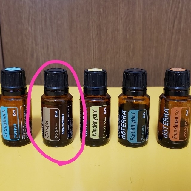 doTERRA(ドテラ)のあけリン様専用　ドテラ　ローマンカモミール　ジンジャー コスメ/美容のリラクゼーション(エッセンシャルオイル（精油）)の商品写真