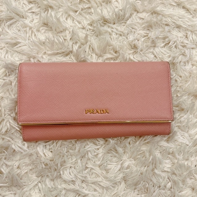 PRADA長財布　pink♡