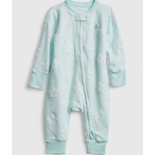 ベビーギャップ(babyGAP)のジップ　ロンパース　⭐︎ ファーストフェイバリット プリント ボディオール(ロンパース)