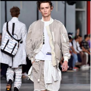 サカイ(sacai)のsacai 18SS MA-1 ボンバージャケット　サイズ3(ブルゾン)