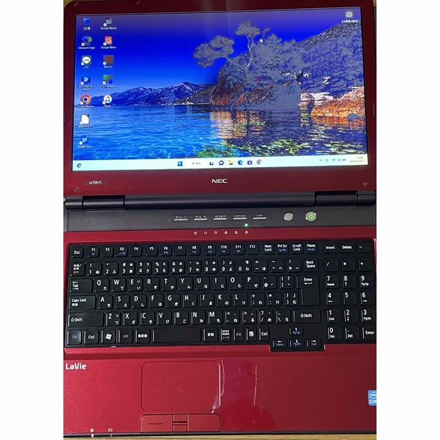 <美品・激安> ノートパソコンNEC Win11 Home 64 bit