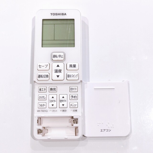 スマホ/家電/カメラ180 TOSHIBA　東芝　WX-TA01GJ　エアコン　リモコン