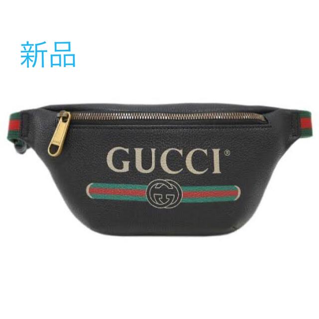 Gucci - GUCCI ウエストバッグ　グッチプリント　ベルトバッグ　グッチ　ウエストポーチ
