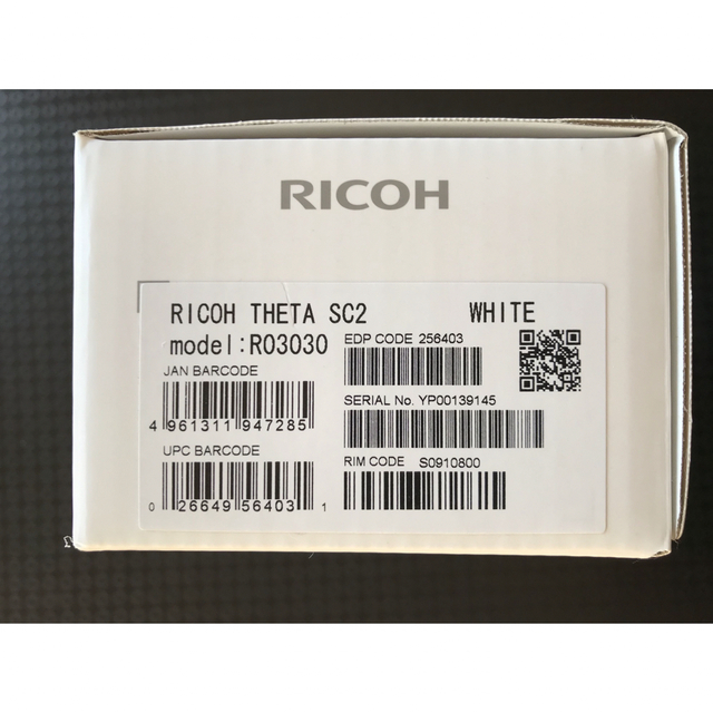 新品：RICOH THETA SC2 リコー シータ ホワイト 360度カメラ 5