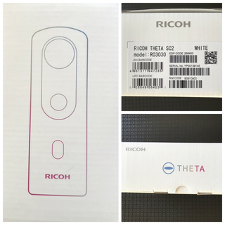 リコー(RICOH)の新品：RICOH THETA SC2 リコー シータ ホワイト 360度カメラ(その他)