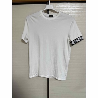 ディースクエアード(DSQUARED2)のDSQUARED2 ロゴアームラインTシャツ　XL(Tシャツ/カットソー(半袖/袖なし))
