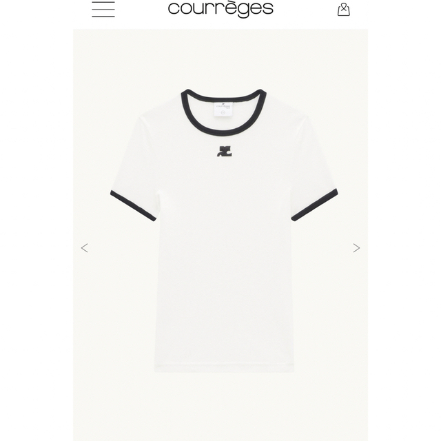 Courreges(クレージュ)のクレージュ　Tシャツ レディースのトップス(Tシャツ(半袖/袖なし))の商品写真