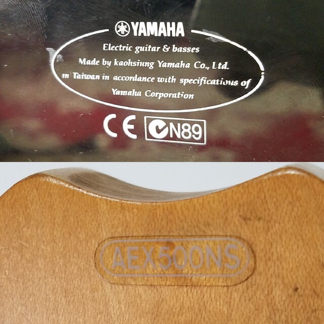 エレガットギター YAMAHA AEX500NS ジャンク 楽器のギター(エレキギター)の商品写真