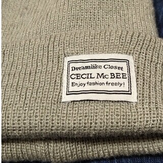 セシルマクビー(CECIL McBEE)のニット帽　CECIL McBEE(ニット帽/ビーニー)