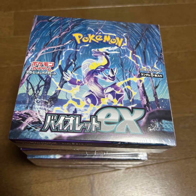 ポケモンカード バイオレットex シュリンク付き 5BOX