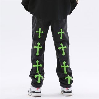 税込】 Balenciaga 正規品 XS デニムパンツ リワークド カットオフ