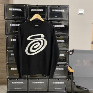 STUSSY - STUSSY CURLY S SWEATER ニット セーター XL の通販 by ...